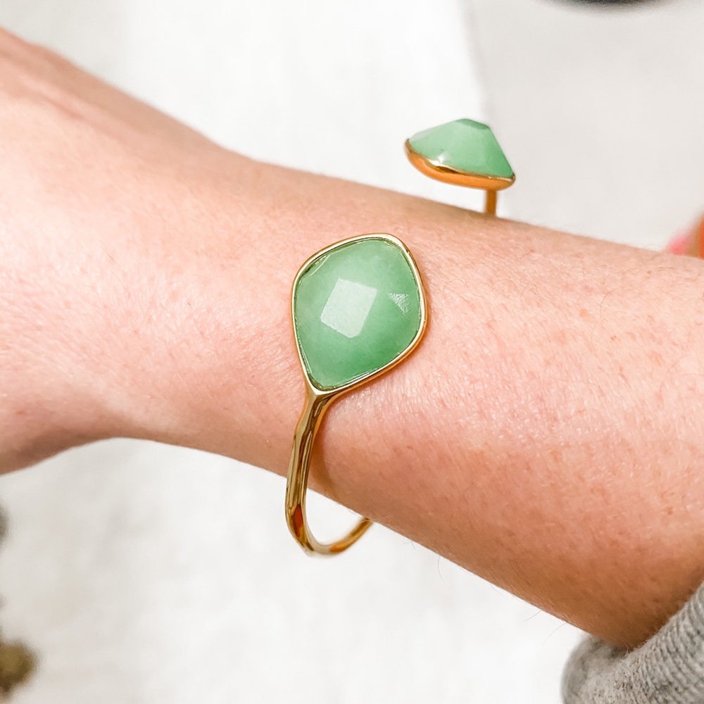 Stella & Dot Jade Green Bracelet